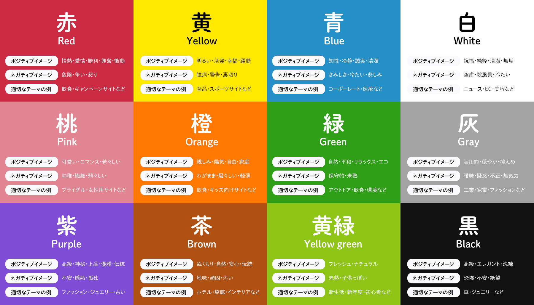 好きな色の心理で見抜く本音と性格！赤青黒が暴く深層心理の真相