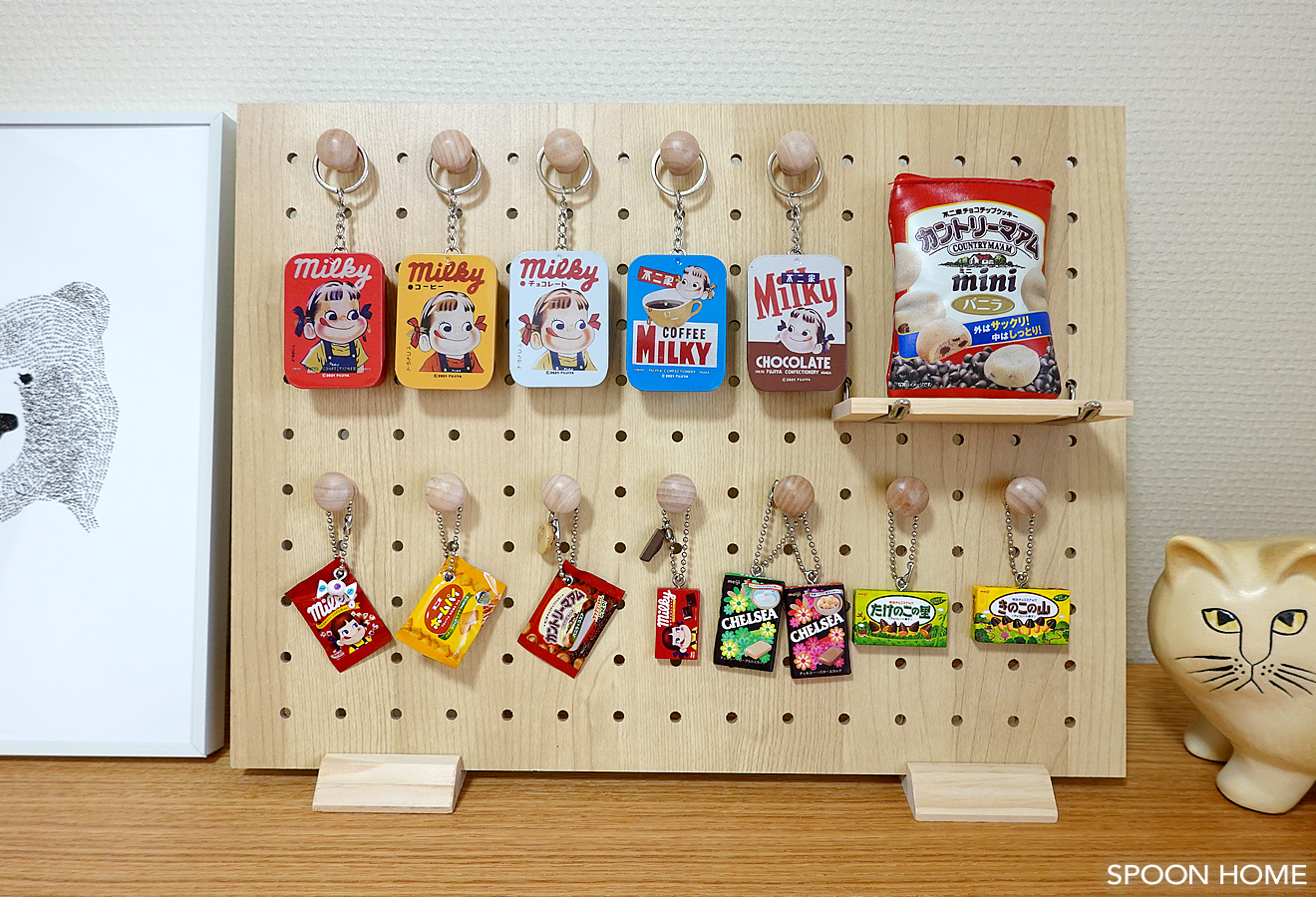 キーホルダーの飾り方決定版！100均で壁を傷つけず魅せる最新収納術