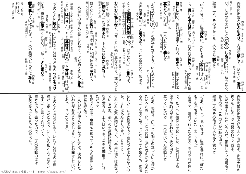 『徒然草』丹波に出雲といふ所ありを現代語訳！勘違いの真相と教訓