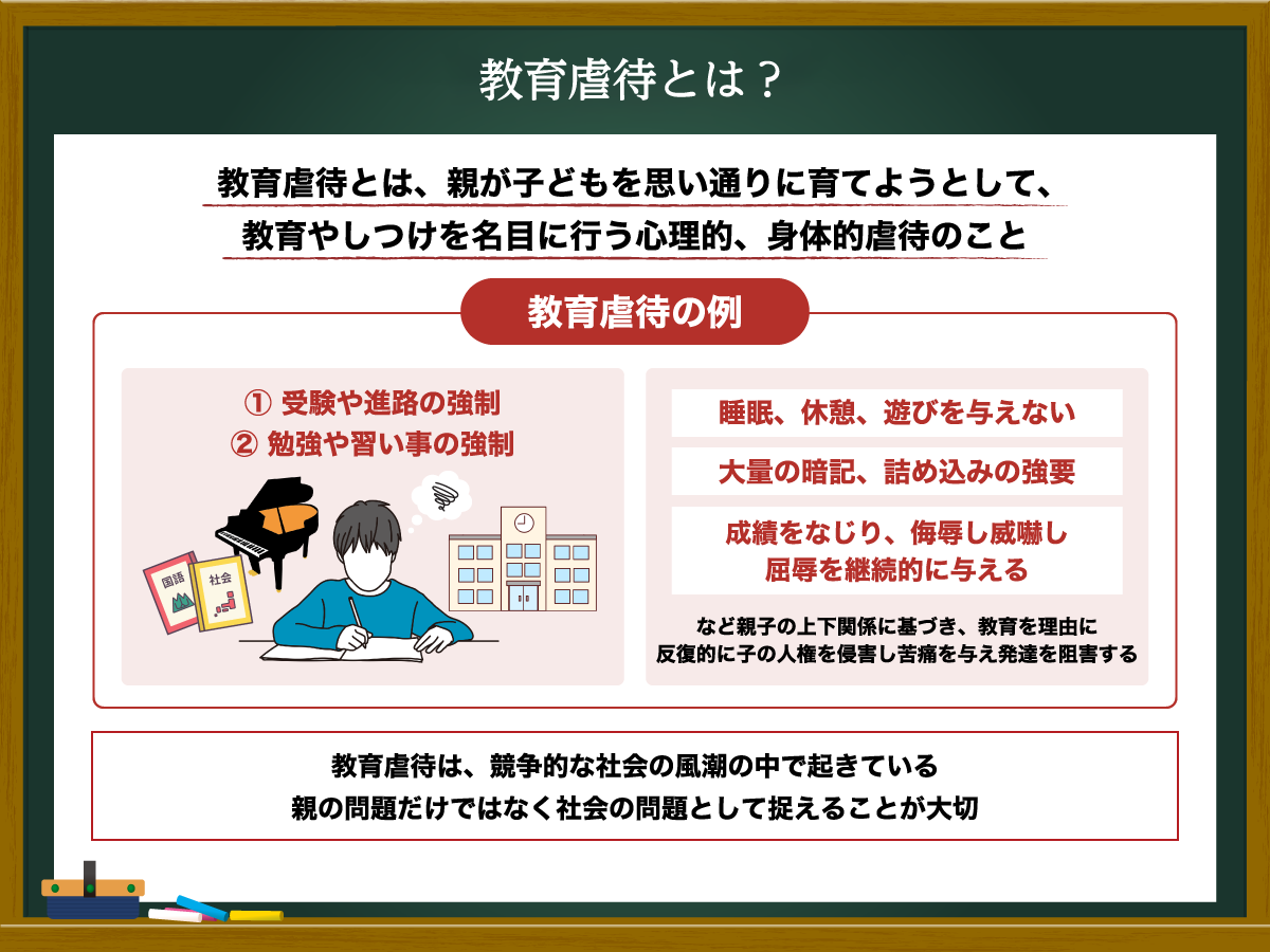 教育虐待の境界線とは？熱心な指導との決定打とトラウマの真相