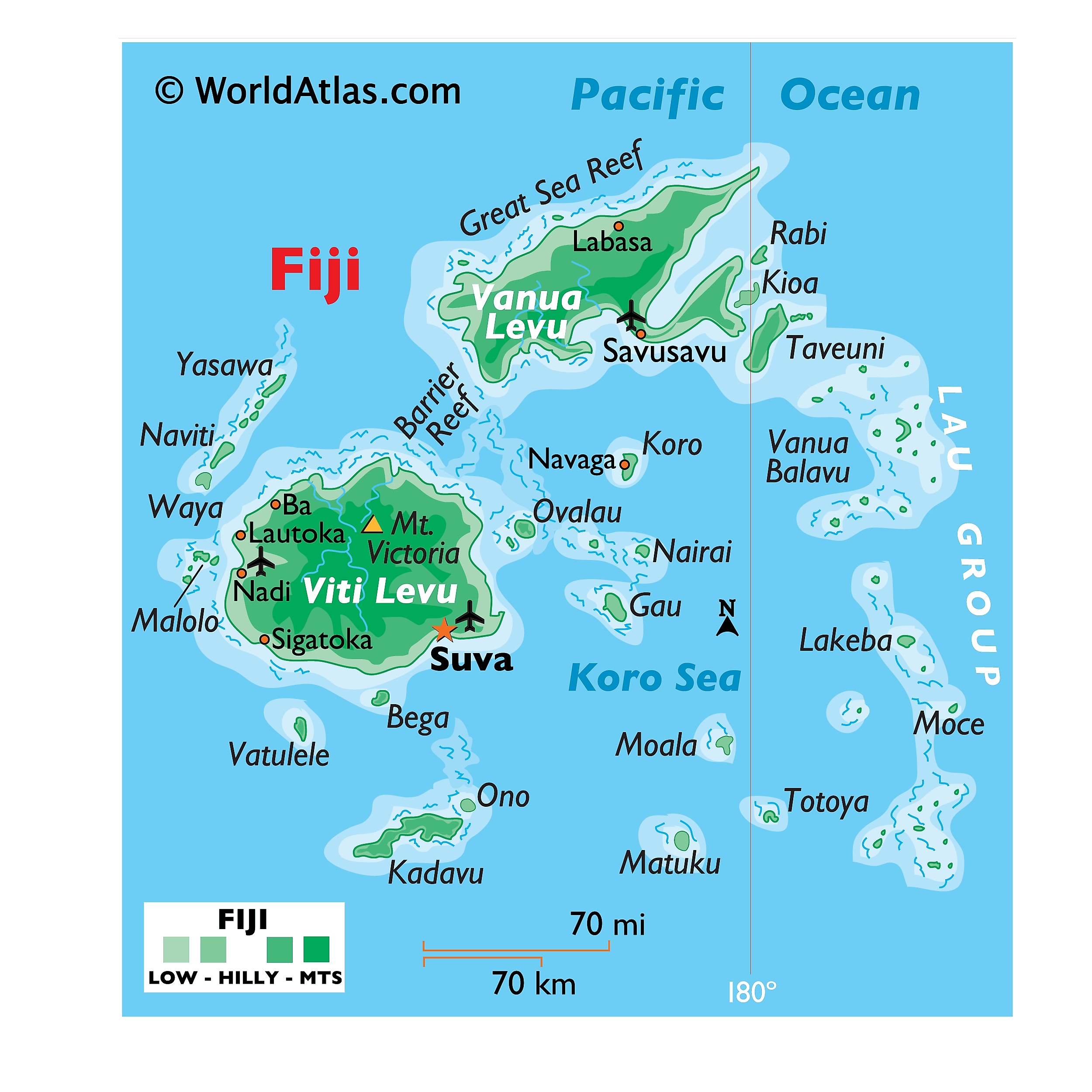 フィジー地図と位置関係を完全網羅！主要エリアと2026年最新渡航ガイド