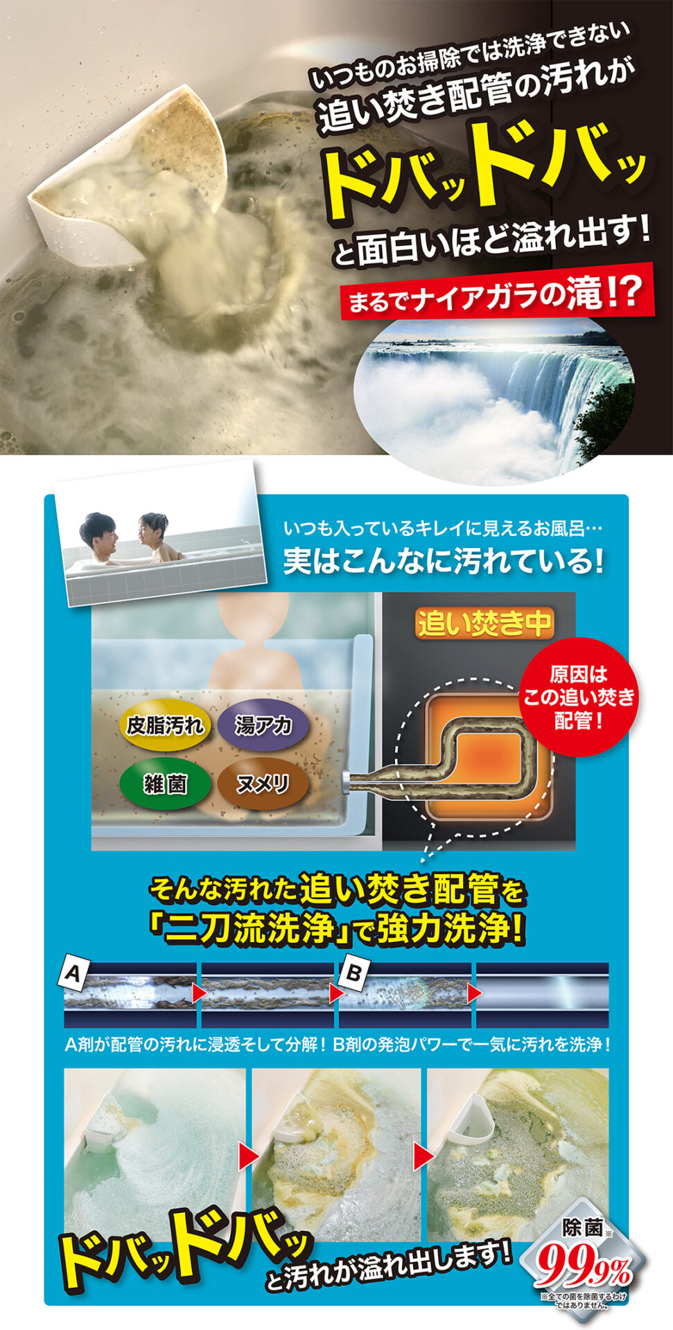 お風呂配管の黒いカスと雑菌の真相！2026年最新の完全洗浄法