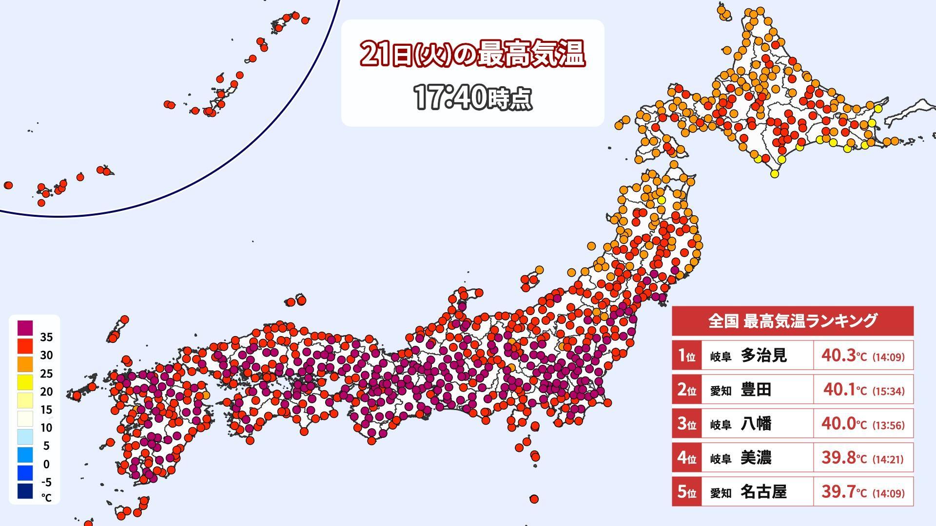 【2026最新】今日の全国最高気温ランキングと危険な猛暑の理由