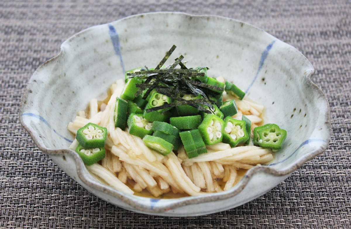 オクラと長芋のネバネバ最強コンビ。火を使わず5分で作れる絶品レシピの隠し味とは？知っておくべき組み合わせの決定的理由を今すぐチェック！