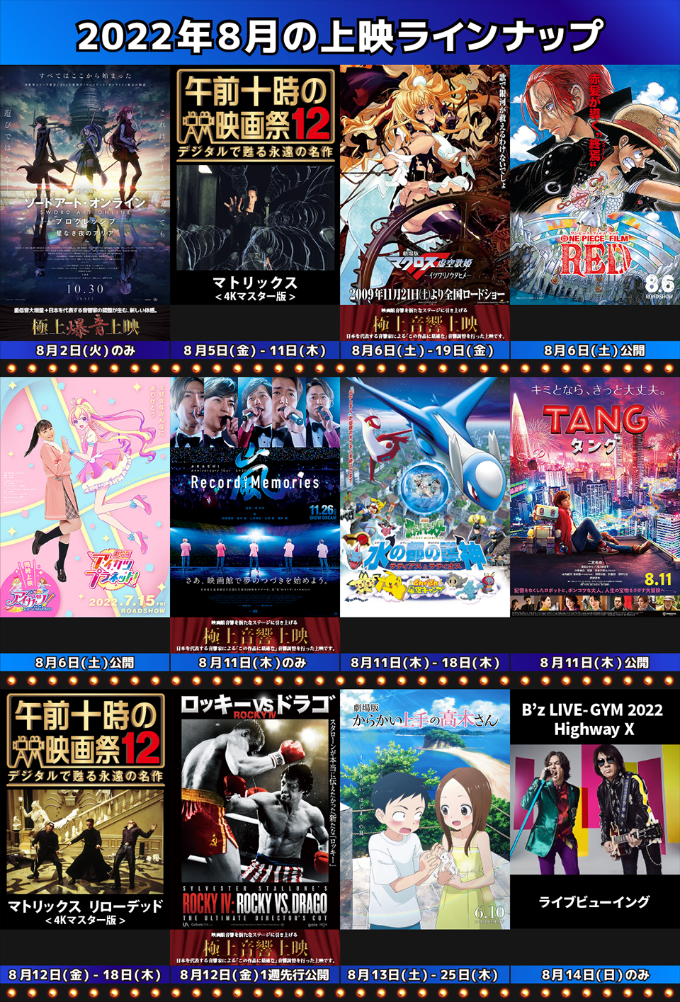 2026年8月公開映画の話題作を徹底解剖！おすすめと興収予想まとめ