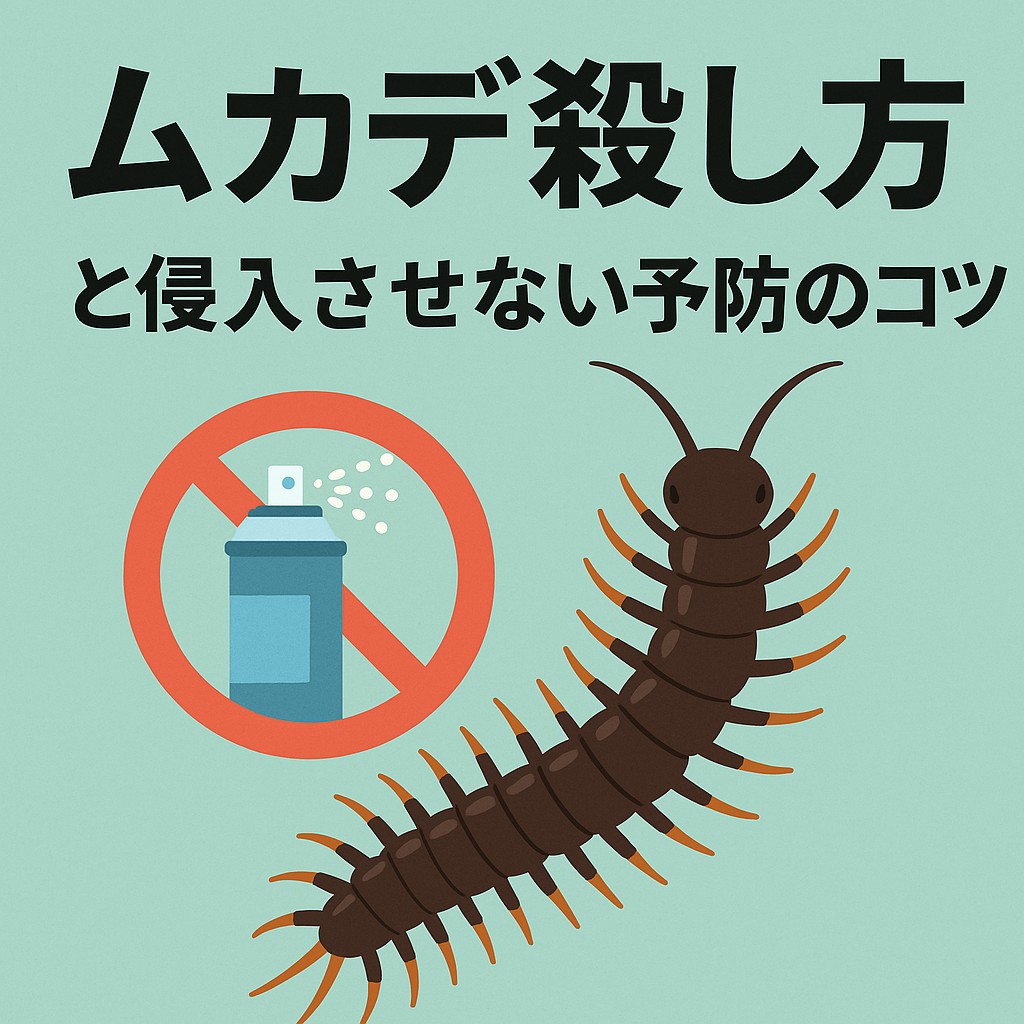 ムカデを殺してはいけない理由は？噂の真相と安全な撃退法を徹底解説