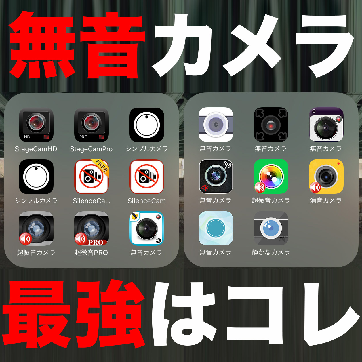無音カメラアプリ最新比較2026！画質劣化の真相と後悔しない選び方