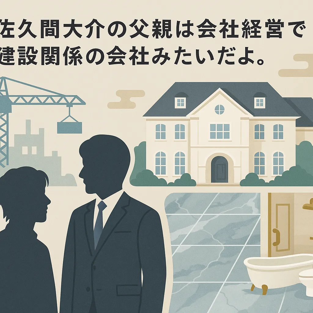 佐久間大介の実家会社名と豪邸の真相！父の事業と家族構成を徹底追跡