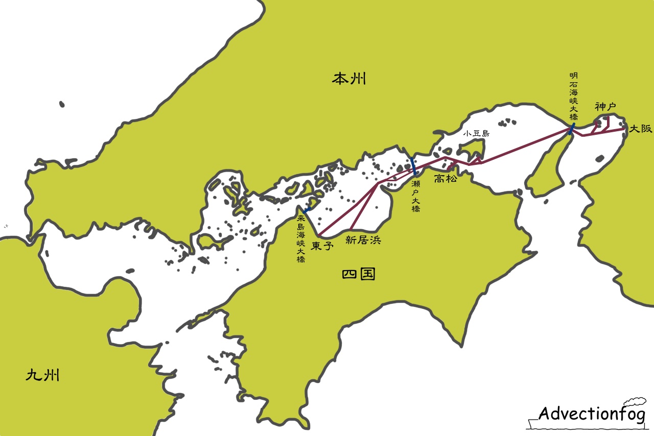 大阪発香川行きフェリー消滅の真相｜神戸発と小豆島経由の最適解を追う