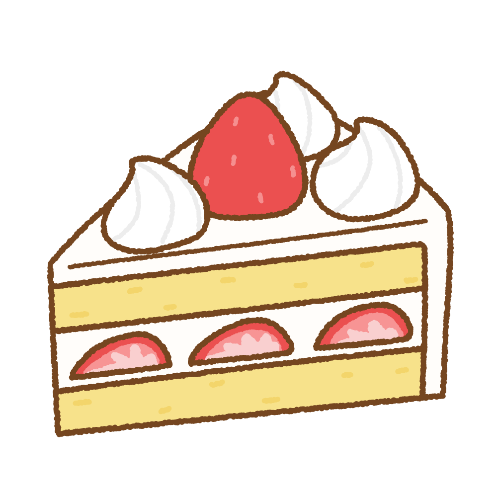 ショートケーキイラストの極意｜無料商用素材と失敗しない簡単描き方
