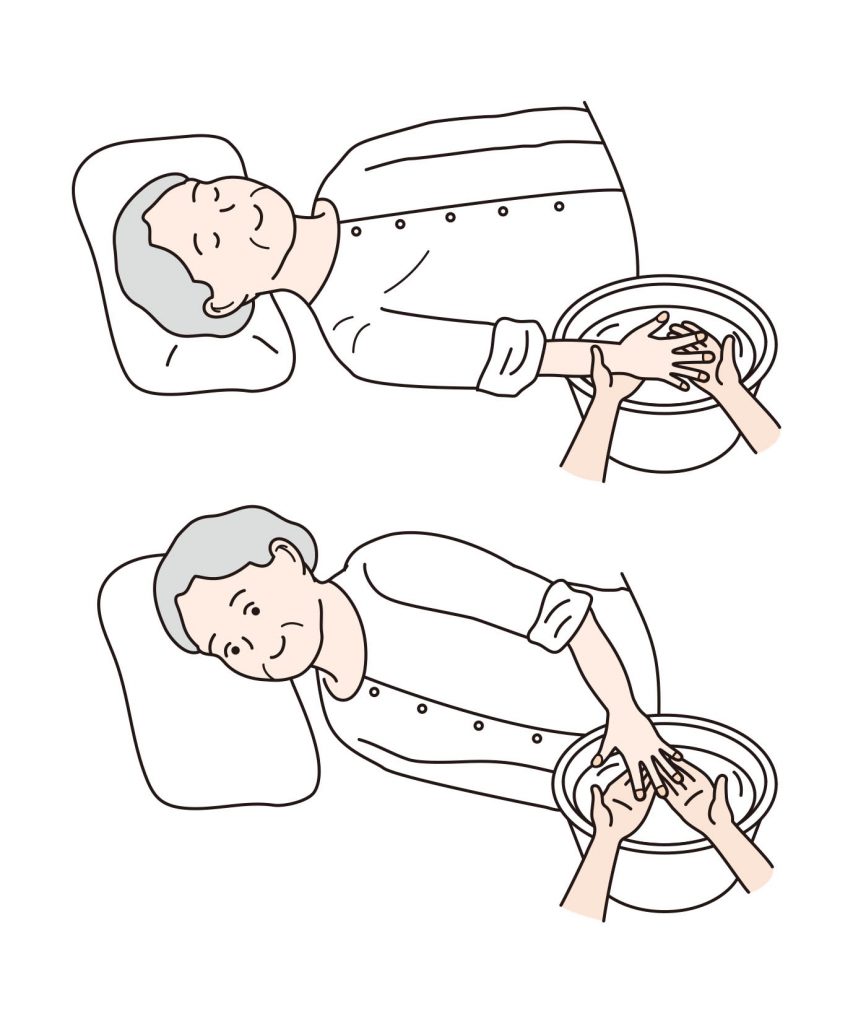 【プロ直伝】手浴の正しい手順と適温は？看護・介護で失敗しない観察の極意