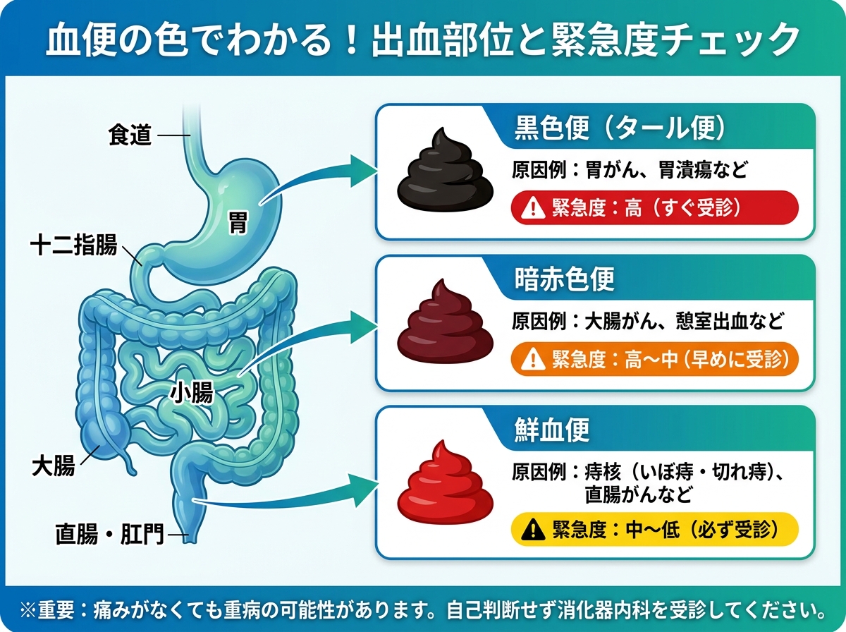 「心配いらない血便」の真相｜痔と大腸がんを見分ける決定打と受診目安