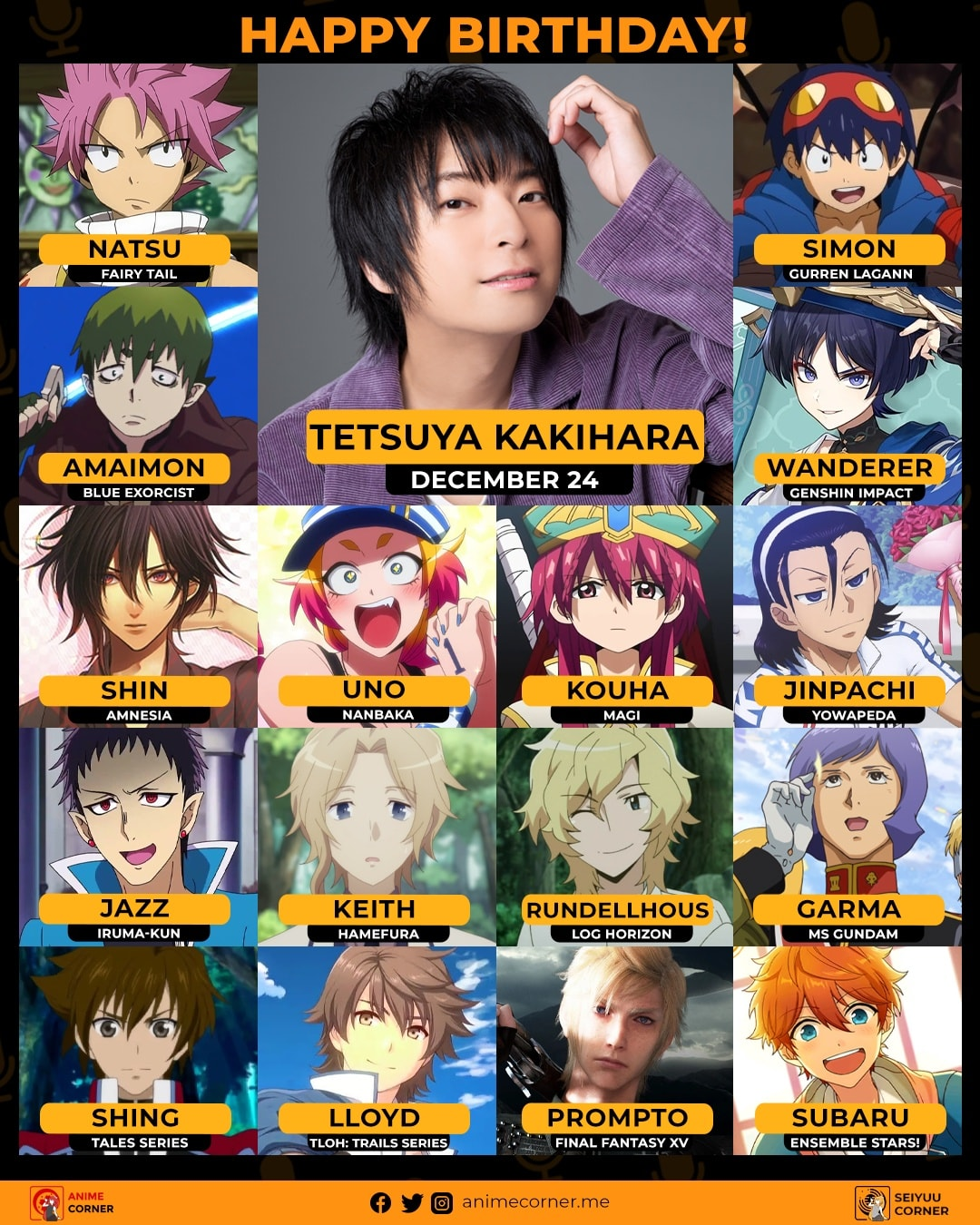 柿原徹也の人気キャラランキング！熱血から屈折した美少年まで魅せる凄み