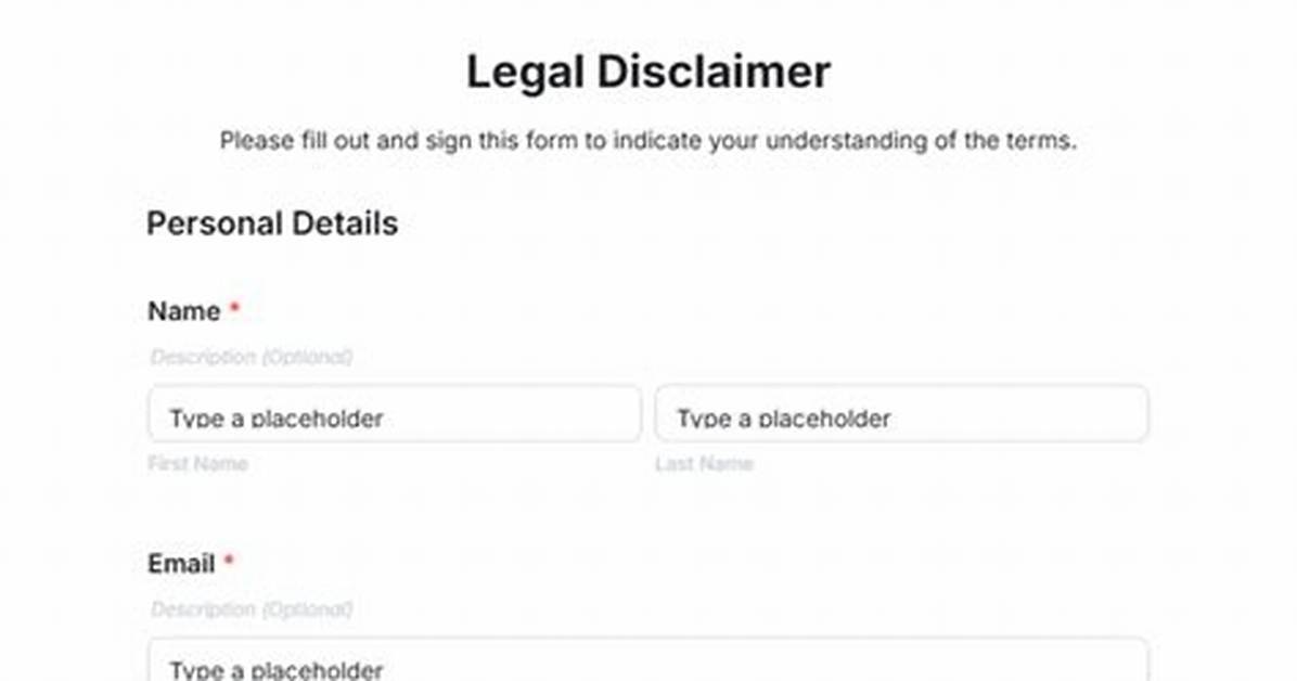 Disclaimer